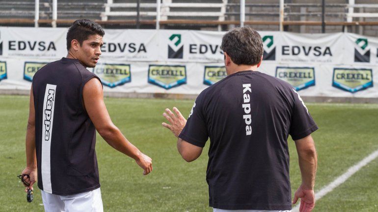 El neuquino se retiró lesionado de la práctica de ayer.