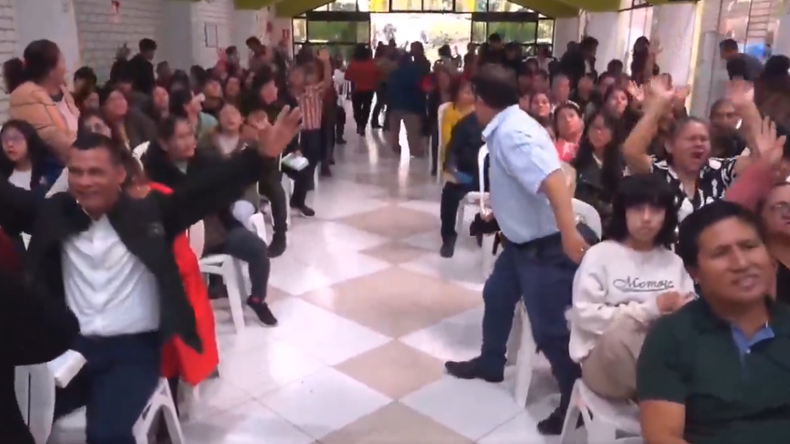 Creyeron sentir a Dios en medio del culto, pero era el sismo de 6.1 en Perú