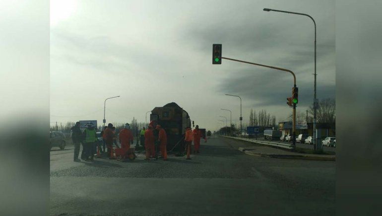 Comenzó la repavimentación de la Ruta 22: piden precaución a los automovilistas