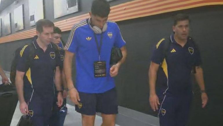 La caminata de Leandro Brey tras su lesión: el video que preocupa en Boca