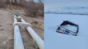 El temporal de nieve y viento causó inconvenientes en distintos puntos de la provincia de Neuquén / Foto Gentileza El temporal de nieve y viento causó inconvenientes en distintos puntos de la provincia de Neuquén / Foto Gentileza