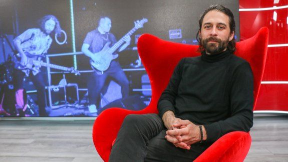 Rodrigo Zapata en el estudio de LM PLAY