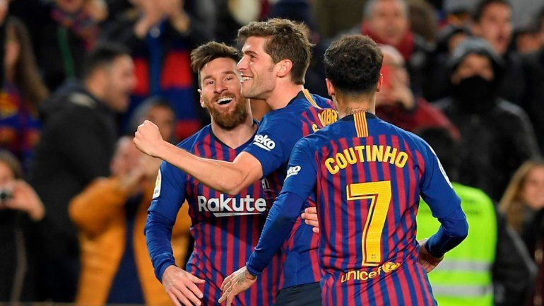 Barcelona llegó a las semis de Copa del Rey con una goleada ante Sevilla