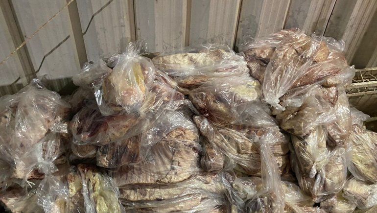 Decomisaron unos 2 mil kilos de carne proveniente de La Pampa