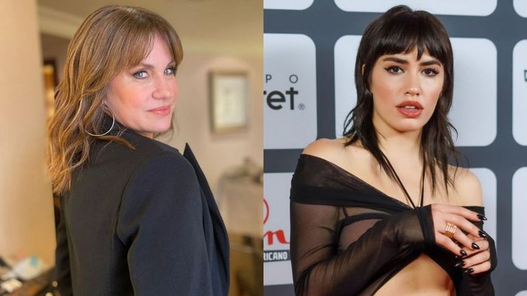 La reacción de Nancy Dupláa al ver una foto de Lali Espósito a los besos con su novio