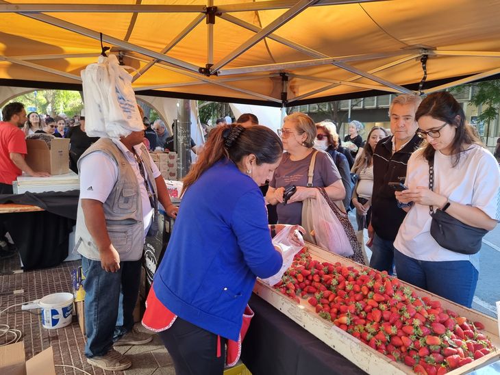 La feria tuvo mucho acompañamiento de la gente. Foto: Miguel Villegas La feria tuvo mucho acompañamiento de la gente. Foto: Miguel Villegas