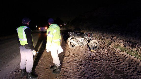 Motociclista lesionado por esquivar un perro en Ruta 7
