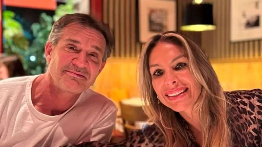 Aníbal Lotocki junto a su mujer, Majo Favarón.