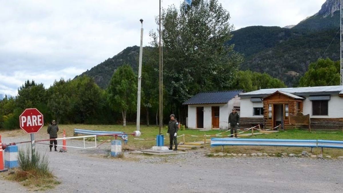 Paso Internacional Río Futaleufú, en el límite de Chubut con Chile.