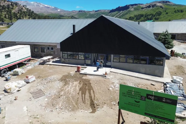 En el edificio que se incendió en Caviahue