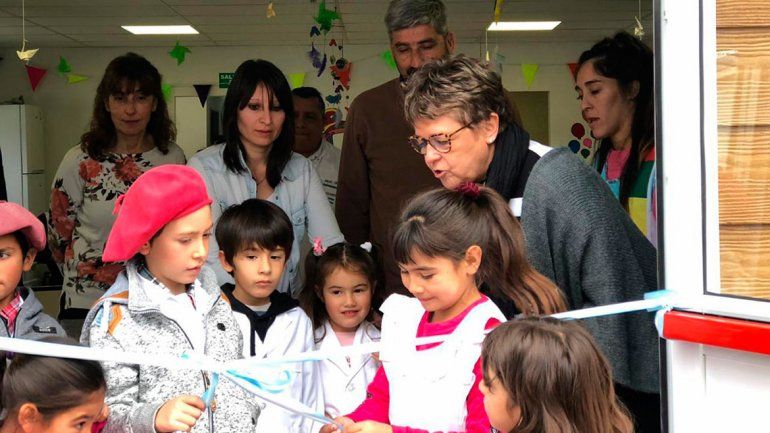 Huantraico festejó la ampliación de su escuela albergue