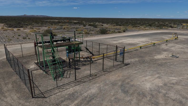 El descubrimiento del pozo RN CO x-1 en Catriel Oeste (Foto: Gobierno de Río Negro)