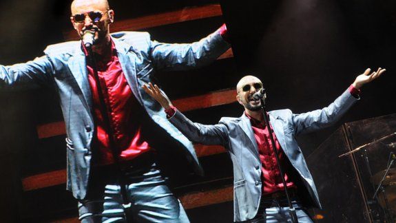 Abel Pintos fue el protagonista de una fiesta familiar. 