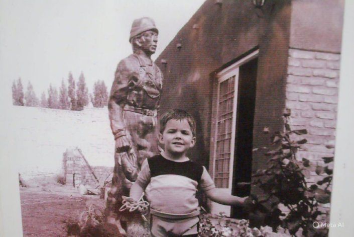 Una escultura y un niño que hicieron historia en Zapala