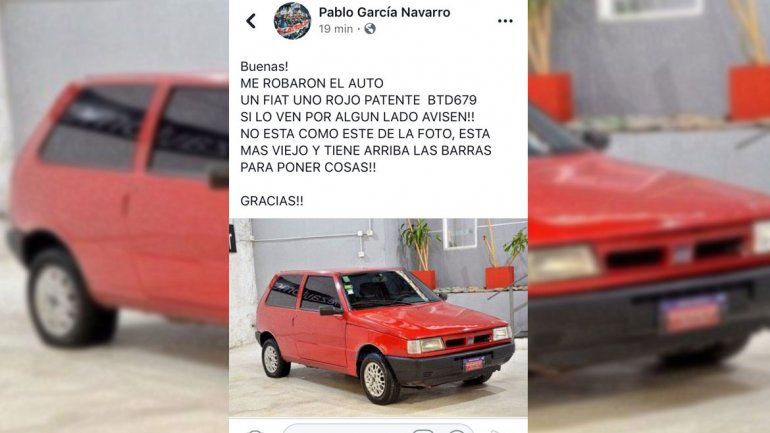 Otra vez robaron un auto en el bajo neuquino