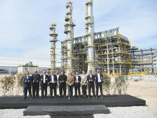 Javier Milei visitó las instalaciones de Compañía Mega