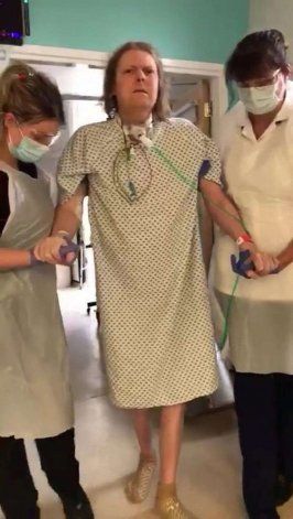 Covid-19: un hombre tiene un año internado por la enfermedad