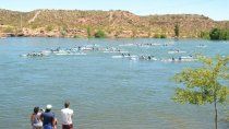 El público disfrutó de la largada en la Isla Jordán. Foto Antonio Spagnuolo. El público disfrutó de la largada en la Isla Jordán. Foto Antonio Spagnuolo.