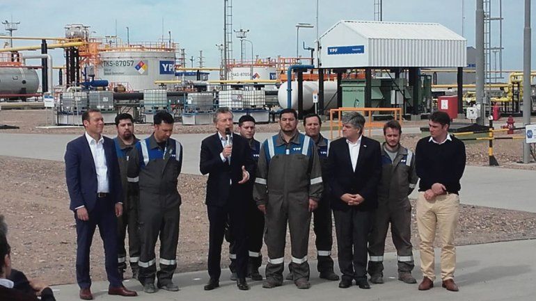 Macri: En Vaca Muerta hay empuje, hay una revolución