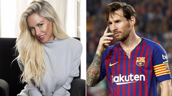 la reaccion de luciana salazar cuando le preguntaron sobre su supuesto romance con messi la reaccion de luciana salazar cuando le preguntaron sobre su supuesto romance con messi