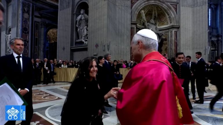 El Papa León XVI y la Reina Máxima El Papa León XVI y la Reina Máxima