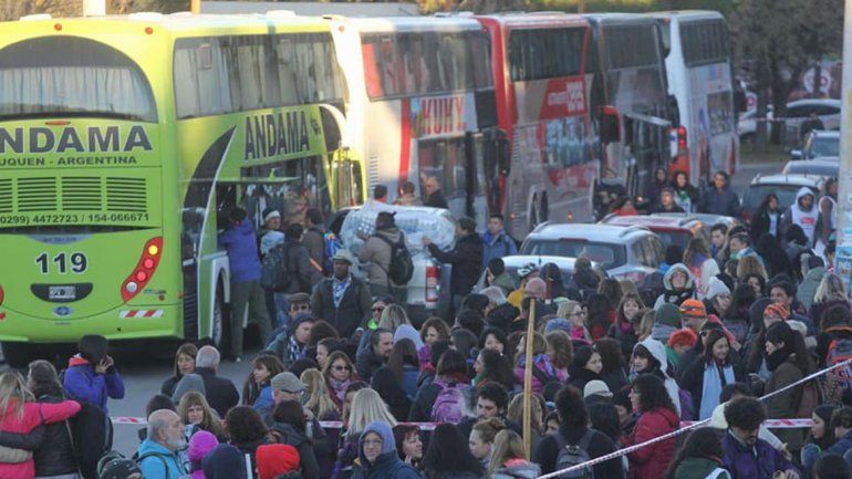 Multaron a los colectivos de ATEN que partieron a la Marcha Federal
