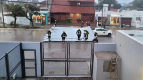 La intensidad del temporal provocó destrozos en vehículos y tendido eléctrico. También se desprendió parte del techo de un sanatorio. | LM Neuquen La intensidad del temporal provocó destrozos en vehículos y tendido eléctrico. También se desprendió parte del techo de un sanatorio.