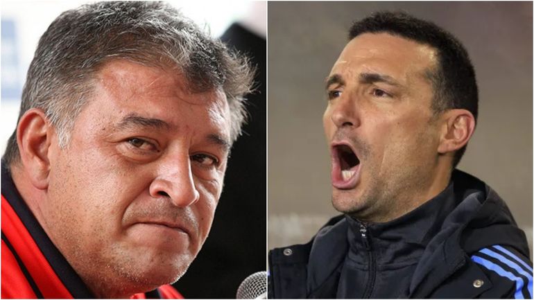 El Bichi Borghi y Lionel Scaloni El Bichi Borghi y Lionel Scaloni
