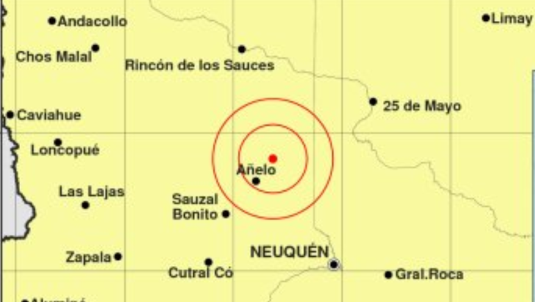 Nuevo sismo en Vaca Muerta: el segundo en tan sólo tres días