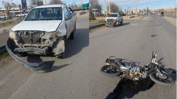 ruta 151: un motociclista murio tras impactar contra una camioneta