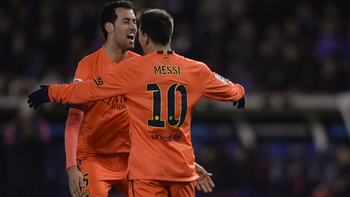 Busquets y Messi ganaron todo en Barcelona. Busquets y Messi ganaron todo en Barcelona.