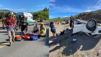 El autovuelco ocurrió este miércoles por la tarde. El autovuelco ocurrió este miércoles por la tarde.