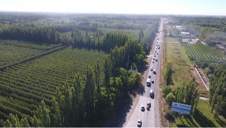 Desde el drone: los cortes en los puentes y las demoras en la ruta