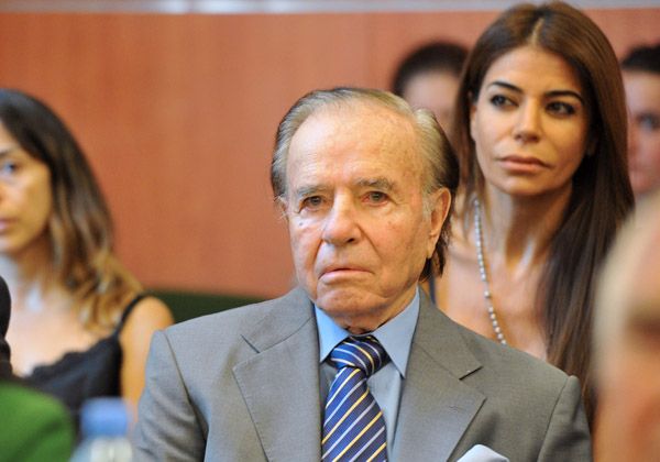 Ex presidente Menem comenzó a ser juzgado por sobresueldos
