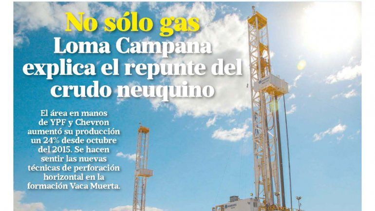 No sólo gas: Loma Campana explica el repunte del crudo neuquino