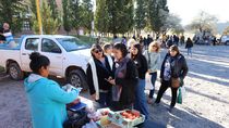 vuelven las peras y manzanas a mil pesos el kilo en otra edicion del frutazo de la unco