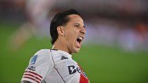Driussi abrió el marcador para River. Driussi abrió el marcador para River.