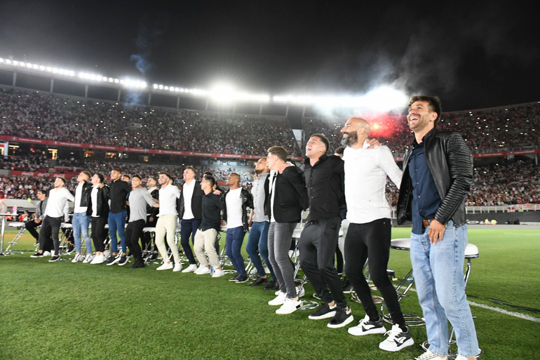 El emotivo festejo de River: Ganamos la final más hermosa del mundo