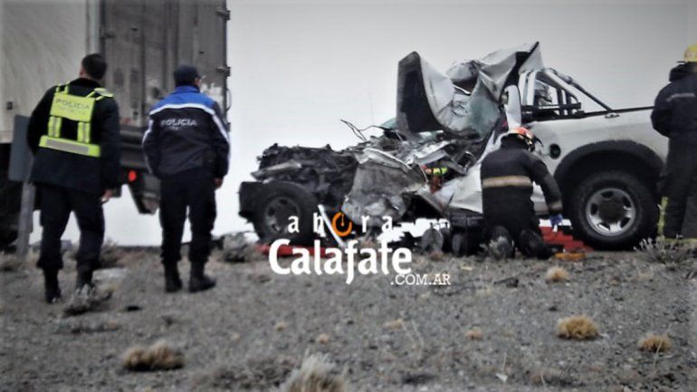 Tres integrantes de una familia murieron en un accidente en la Ruta 40