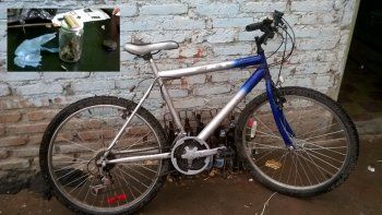 encontraron una bici y drogas en un kiosco narco de la zona del bajo encontraron una bici y drogas en un kiosco narco de la zona del bajo