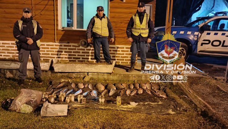 Detuvieron a cuatro pescadores furtivos con 30 truchas