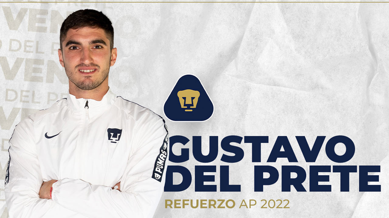 Del Prete fue presentado en México y Estudiantes lo despidió con cariño