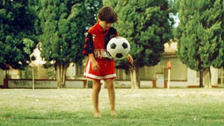 Lionel Messi cuando jugaba en las inferiores de Newell's Lionel Messi cuando jugaba en las inferiores de Newell's