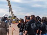 Los becarios de Fundación YPF recorrieron Loma Campana.