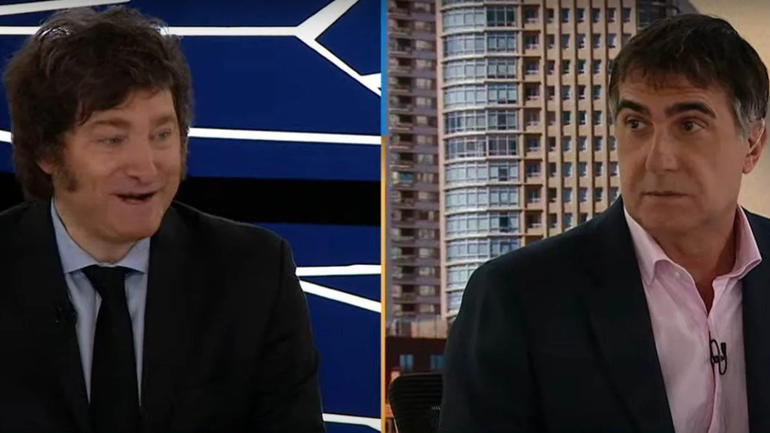 Antonio Laje habló el día después de la fallida nota con Javier Milei / Captura Tv