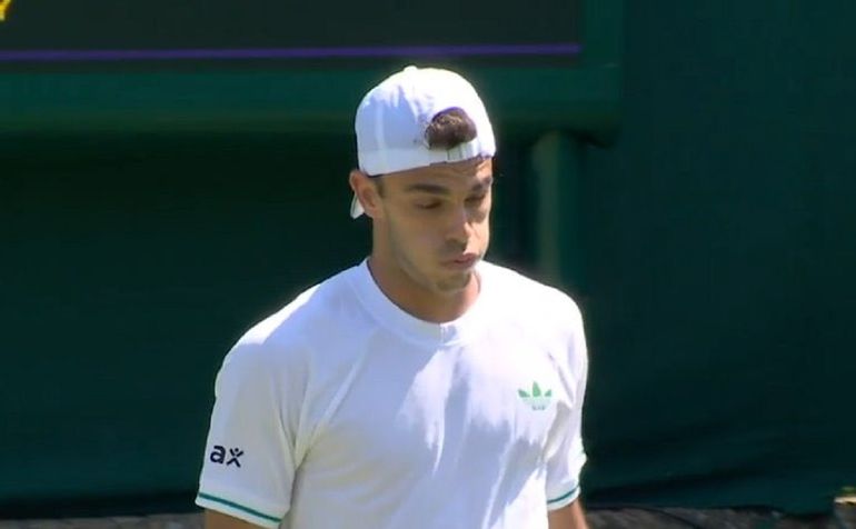 Francisco Cerúndolo y una despedida preocupante en Wimbledon
