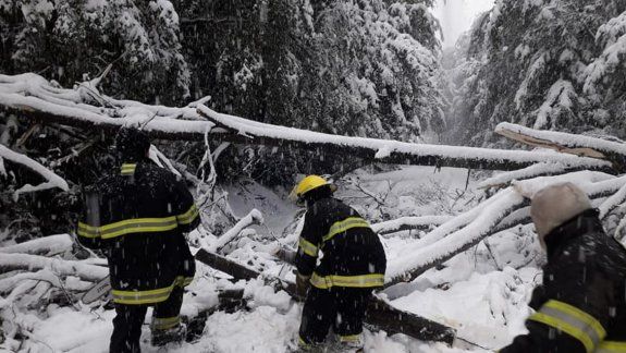 Lo que dejó el temporal en Villa La Angostura