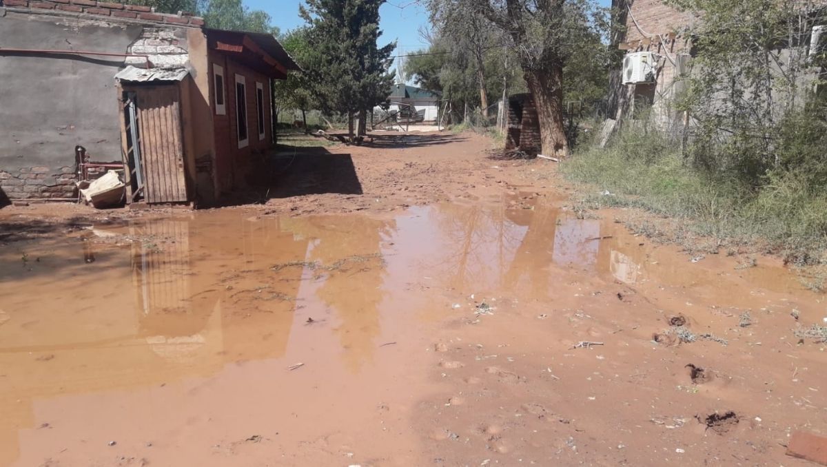 Rincón de los Sauces aún sufre las consecuencias del temporal