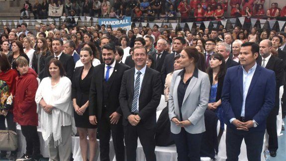 Gutiérrez acompañó a Saloniti en San Martín