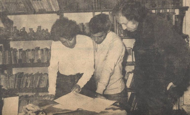 Kune Grimberg y Alicia Fernández Rego.